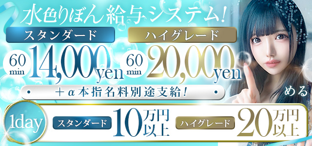水色りぼん